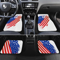 Custom Patriotic Motocross Car Mats with American Flag - Wonder Print Shop