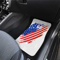 Custom Patriotic Motocross Car Mats with American Flag - Wonder Print Shop