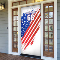 Custom Patriotic Motocross Door Cover with American Flag - Wonder Print Shop