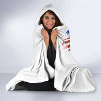 Custom Patriotic Motocross Hooded Blanket with American Flag - Wonder Print Shop