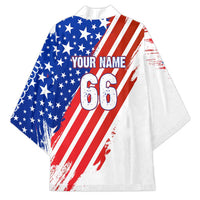 Custom Patriotic Motocross Kimono with American Flag - Wonder Print Shop