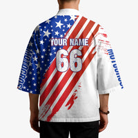 Custom Patriotic Motocross Kimono with American Flag - Wonder Print Shop