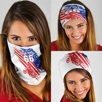Custom Patriotic Motocross Neck Gaiter with American Flag - Wonder Print Shop