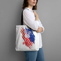 Custom Patriotic Motocross Tote Bag with American Flag - Wonder Print Shop