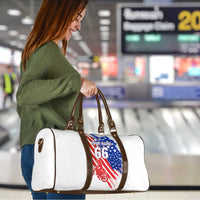 Custom Patriotic Motocross Travel Bag with American Flag - Wonder Print Shop