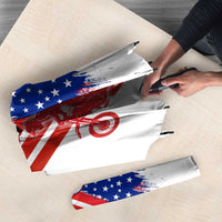 Custom Patriotic Motocross Umbrella with American Flag - Wonder Print Shop