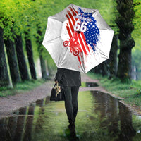 Custom Patriotic Motocross Umbrella with American Flag - Wonder Print Shop