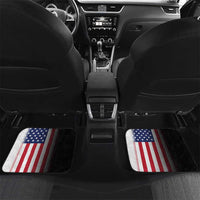 Custom Patriotic Eagle Motocross Car Mats with American Flag and Rider Design - Wonder Print Shop