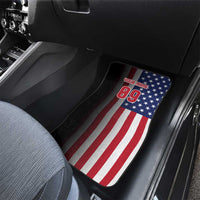 Custom Patriotic Eagle Motocross Car Mats with American Flag and Rider Design - Wonder Print Shop