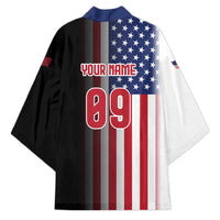 Custom Patriotic Eagle Motocross Kimono with American Flag and Rider Design - Wonder Print Shop