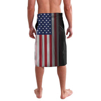 Custom Patriotic Eagle Motocross Lavalava with American Flag and Rider Design - Wonder Print Shop