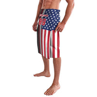 Custom Patriotic Eagle Motocross Lavalava with American Flag and Rider Design - Wonder Print Shop