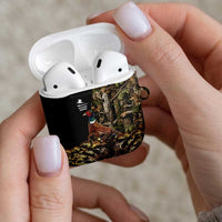 Pheasant Hunting AirPods Case with Woodland Forest Scene and Autumn Foliage Pattern - Wonder Print Shop