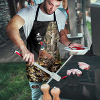 Pheasant Hunting Apron with Woodland Forest Scene and Autumn Foliage Pattern - Wonder Print Shop