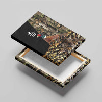 Pheasant Hunting Canvas Wall Art with Woodland Forest Scene and Autumn Foliage Pattern - Wonder Print Shop