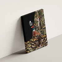 Pheasant Hunting Canvas Wall Art with Woodland Forest Scene and Autumn Foliage Pattern - Wonder Print Shop