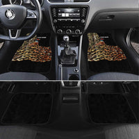 Custom Pheasant Hunting Car Mats with Woodland Forest Scene and Autumn Foliage Pattern - Wonder Print Shop