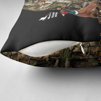 Pheasant Hunting Pillow Cover with Woodland Forest Scene and Autumn Foliage Pattern - Wonder Print Shop