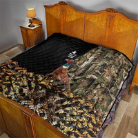 Pheasant Hunting Quilt with Woodland Forest Scene and Autumn Foliage Pattern - Wonder Print Shop