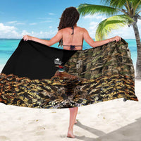 Pheasant Hunting Sarong with Woodland Forest Scene and Autumn Foliage Pattern - Wonder Print Shop