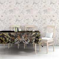 Pheasant Hunting Tablecloth with Woodland Forest Scene and Autumn Foliage Pattern - Wonder Print Shop