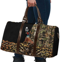 Pheasant Hunting Travel Bag with Woodland Forest Scene and Autumn Foliage Pattern - Wonder Print Shop
