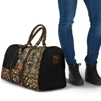 Pheasant Hunting Travel Bag with Woodland Forest Scene and Autumn Foliage Pattern - Wonder Print Shop