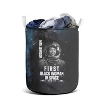 Mae Jemison Laundry Basket with NASA Spacesuit Portrait, First Black Woman - Wonder Print Shop