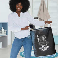 Mae Jemison Laundry Basket with NASA Spacesuit Portrait, First Black Woman - Wonder Print Shop