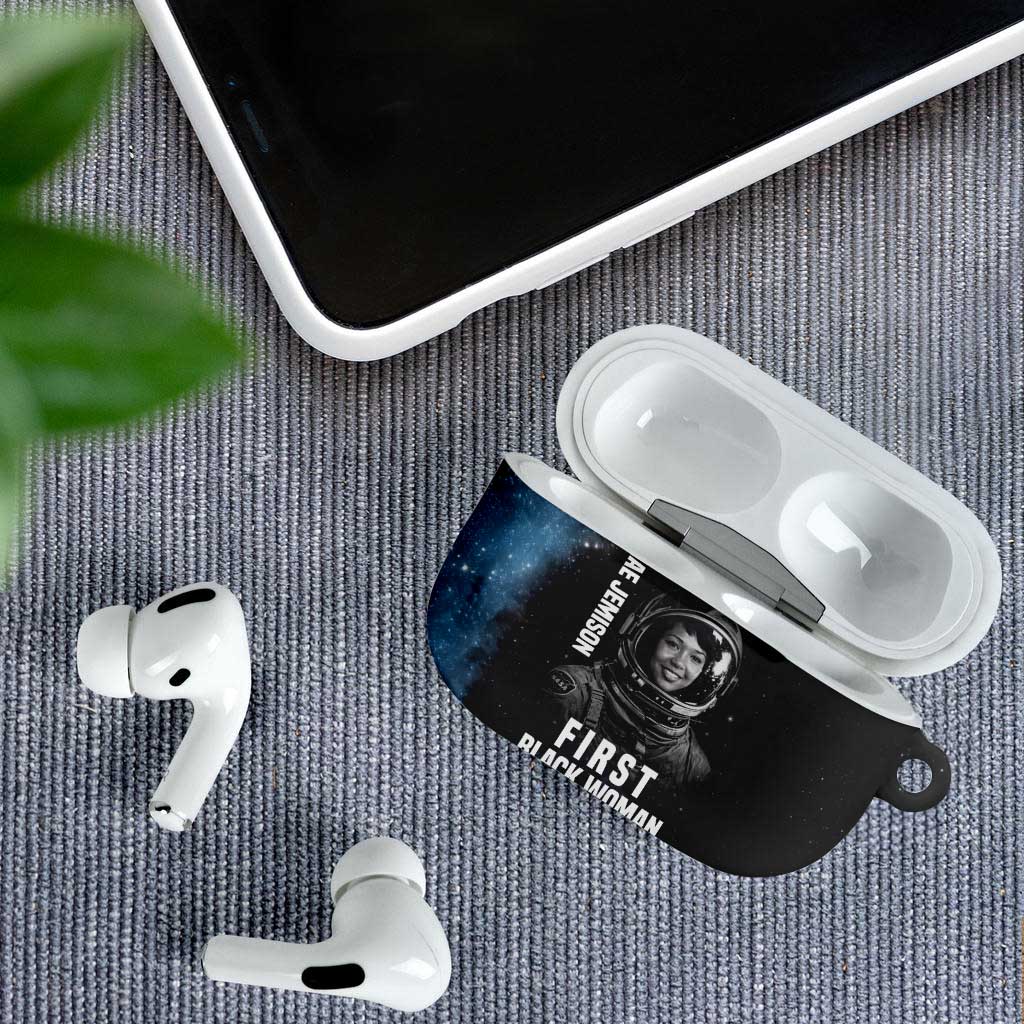 Mae Jemison AirPods Case with NASA Spacesuit Portrait, First Black Woman - Wonder Print Shop