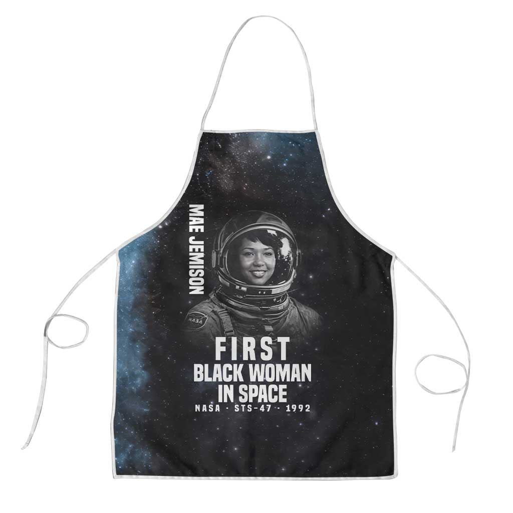 Mae Jemison Apron with NASA Spacesuit Portrait, First Black Woman - Wonder Print Shop