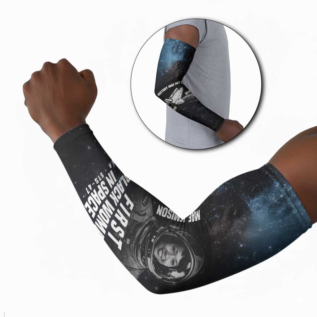 Mae Jemison Arm Sleeves with NASA Spacesuit Portrait, First Black Woman - Wonder Print Shop