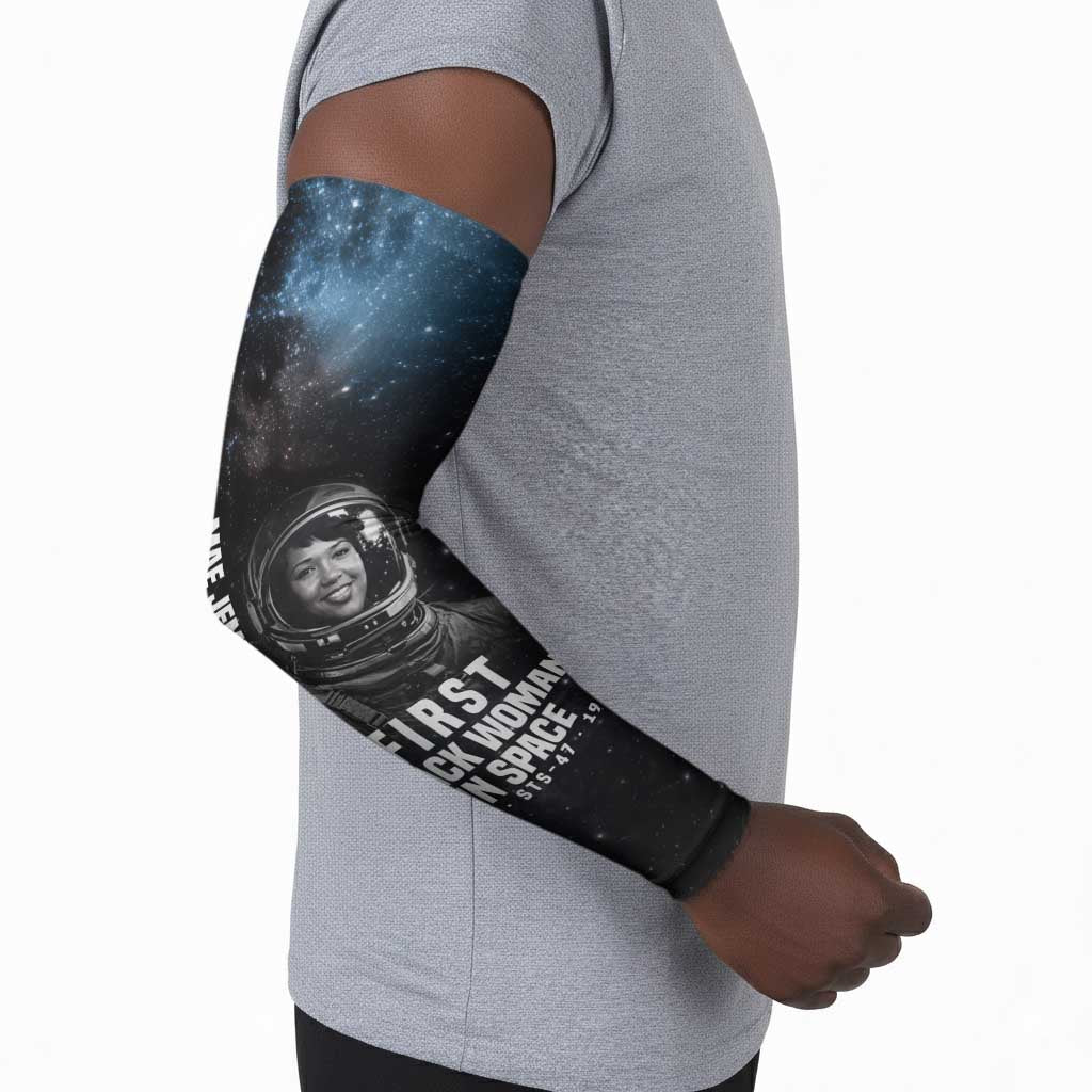 Mae Jemison Arm Sleeves with NASA Spacesuit Portrait, First Black Woman - Wonder Print Shop