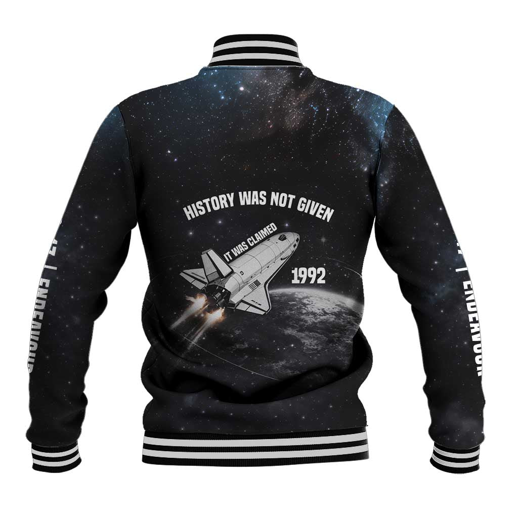 Mae Jemison Baseball Jacket with NASA Spacesuit Portrait, First Black Woman - Wonder Print Shop