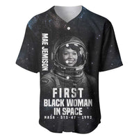 Mae Jemison Baseball Jersey with NASA Spacesuit Portrait, First Black Woman - Wonder Print Shop