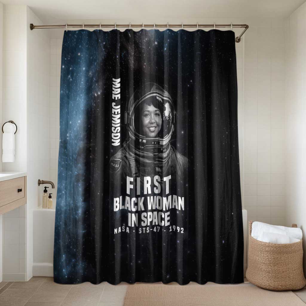 Mae Jemison Bathroom Set with NASA Spacesuit Portrait, First Black Woman - Wonder Print Shop