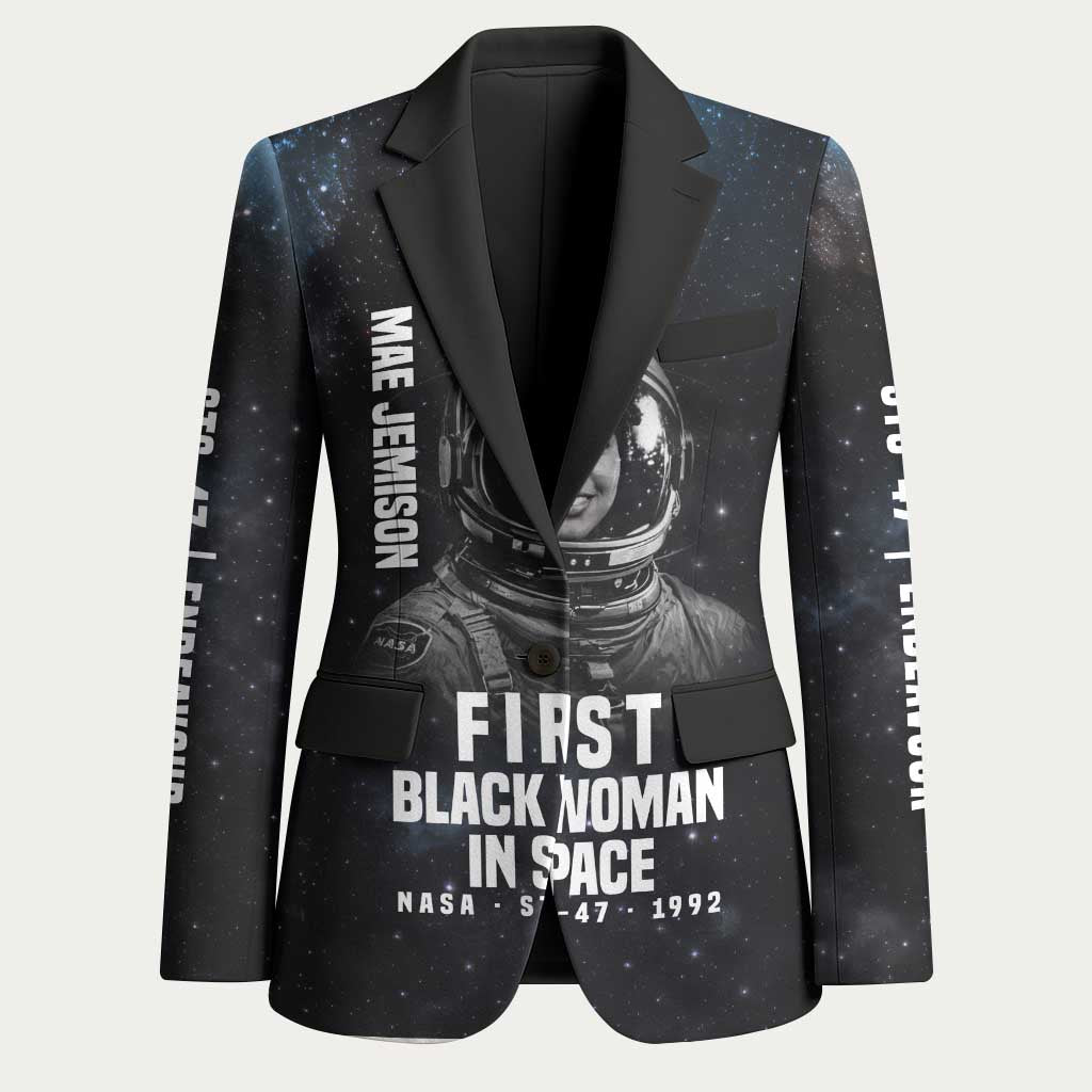 Mae Jemison Blazer with NASA Spacesuit Portrait, First Black Woman - Wonder Print Shop