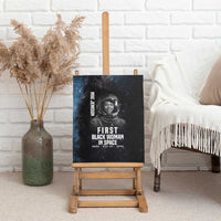 Mae Jemison Canvas Wall Art with NASA Spacesuit Portrait, First Black Woman - Wonder Print Shop