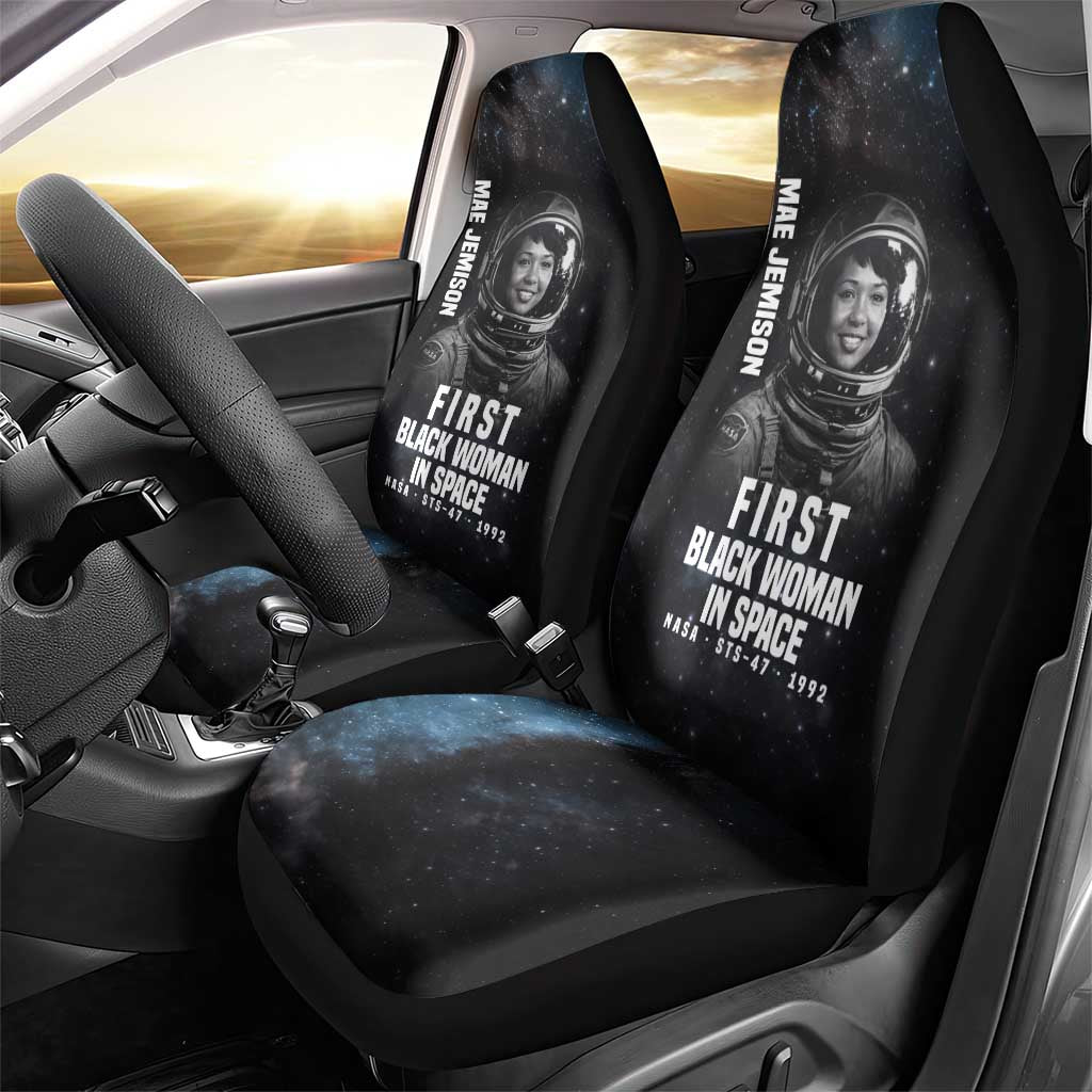 Mae Jemison Car Seat Cover with NASA Spacesuit Portrait, First Black Woman - Wonder Print Shop
