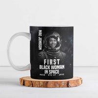 Mae Jemison Ceramic Mug with NASA Spacesuit Portrait, First Black Woman - Wonder Print Shop