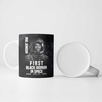 Mae Jemison Ceramic Mug with NASA Spacesuit Portrait, First Black Woman - Wonder Print Shop