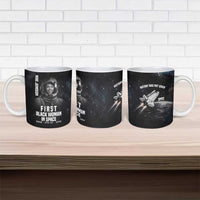 Mae Jemison Ceramic Mug with NASA Spacesuit Portrait, First Black Woman - Wonder Print Shop