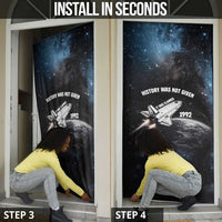 Mae Jemison Door Cover with NASA Spacesuit Portrait, First Black Woman - Wonder Print Shop