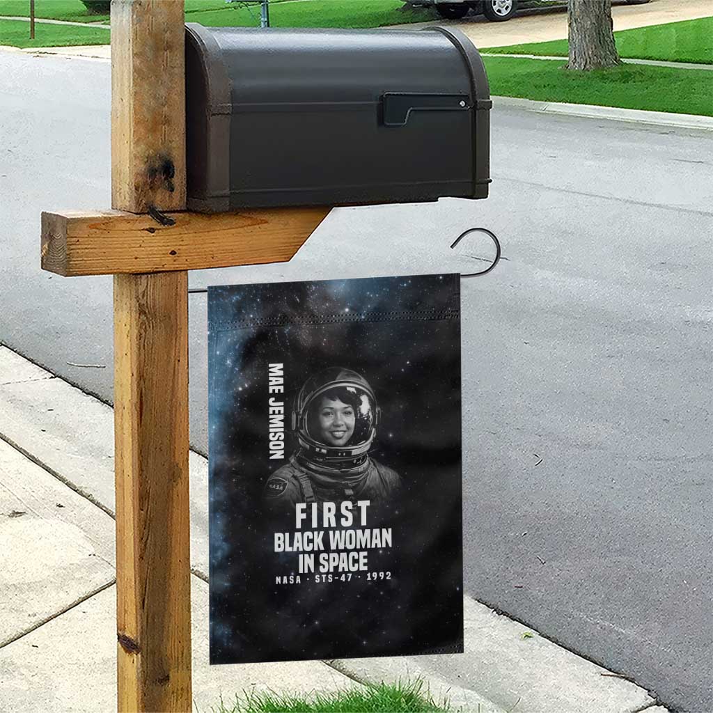 Mae Jemison Garden Flag with NASA Spacesuit Portrait, First Black Woman - Wonder Print Shop