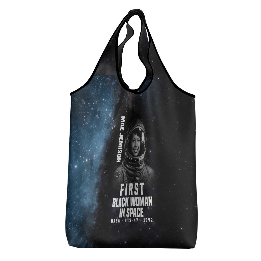 Mae Jemison Grocery Bag with NASA Spacesuit Portrait, First Black Woman - Wonder Print Shop