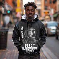 Mae Jemison Hoodie with NASA Spacesuit Portrait, First Black Woman - Wonder Print Shop