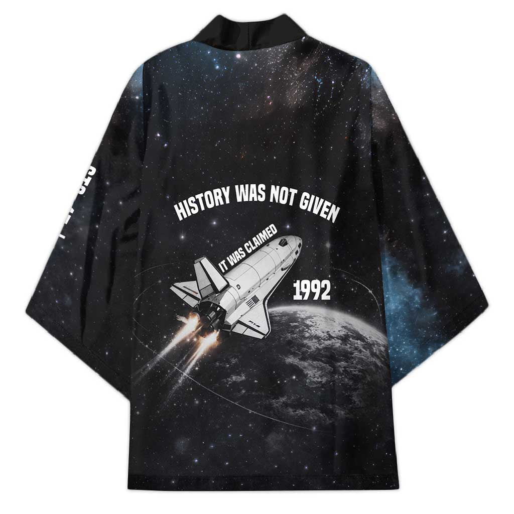 Mae Jemison Kimono with NASA Spacesuit Portrait, First Black Woman - Wonder Print Shop