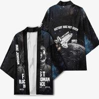 Mae Jemison Kimono with NASA Spacesuit Portrait, First Black Woman - Wonder Print Shop