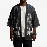 Mae Jemison Kimono with NASA Spacesuit Portrait, First Black Woman - Wonder Print Shop