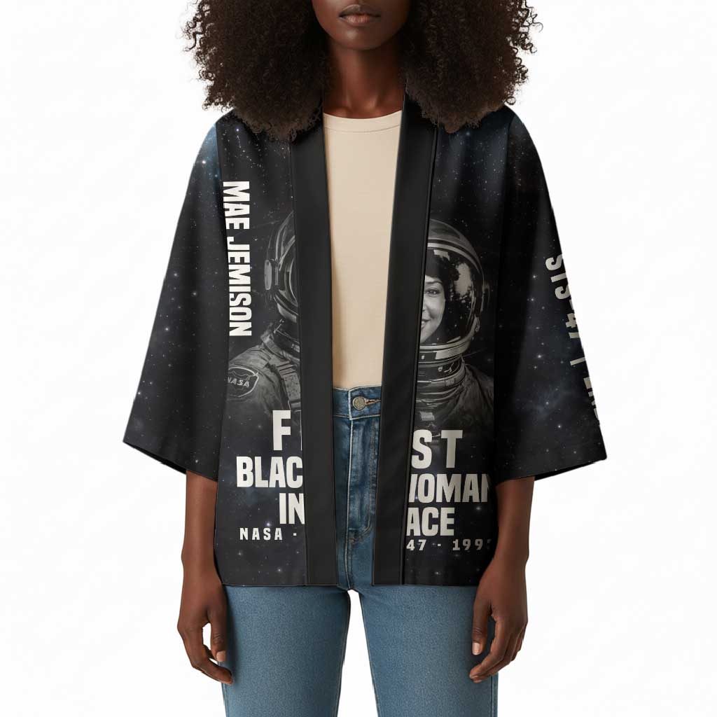 Mae Jemison Kimono with NASA Spacesuit Portrait, First Black Woman - Wonder Print Shop